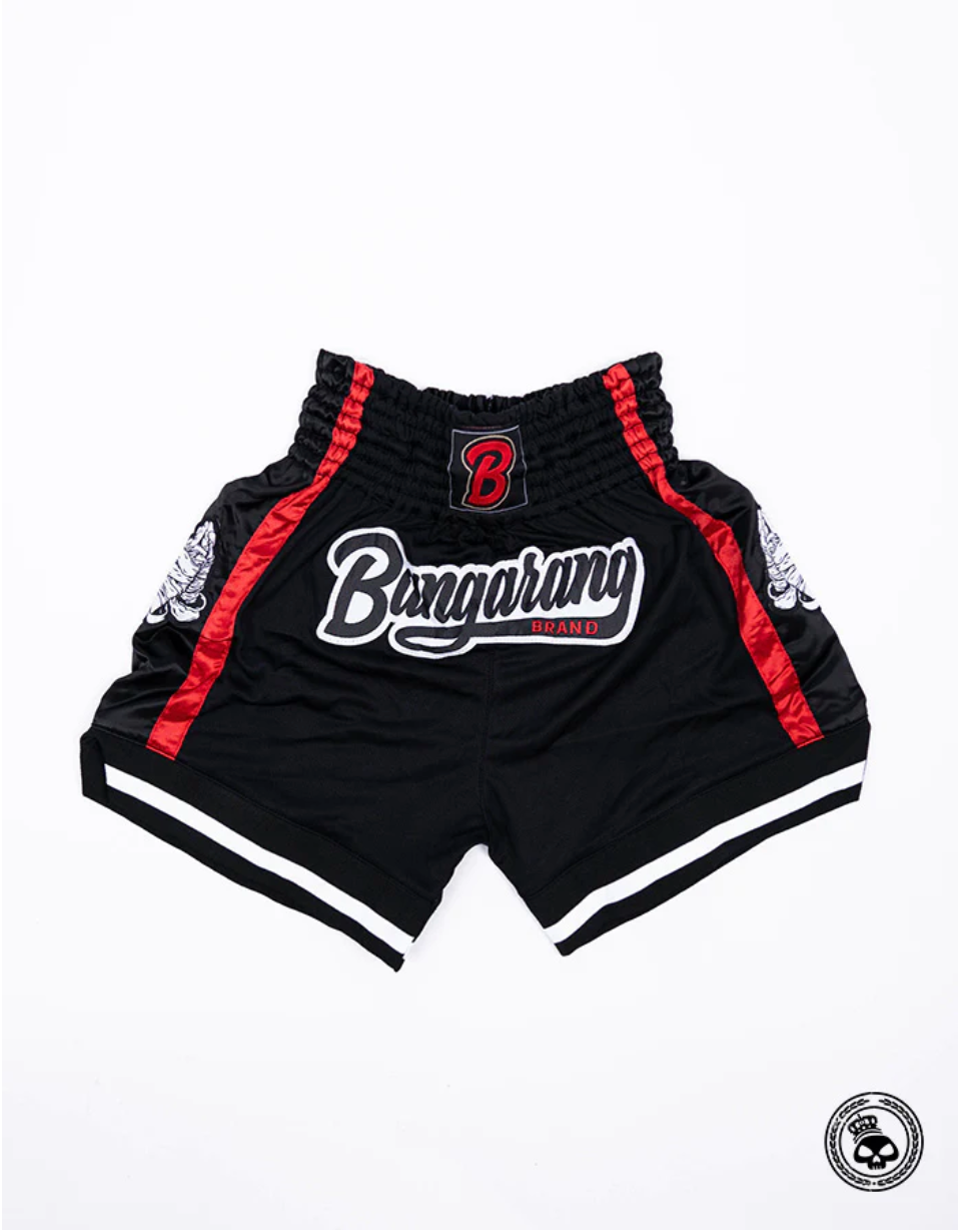 Bangarang Muay Thai Shorts - Black/Red