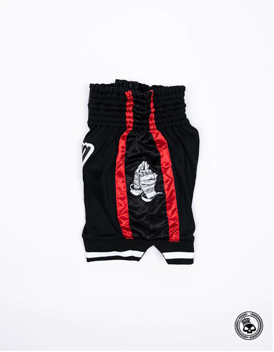 Bangarang Muay Thai Shorts - Black/Red