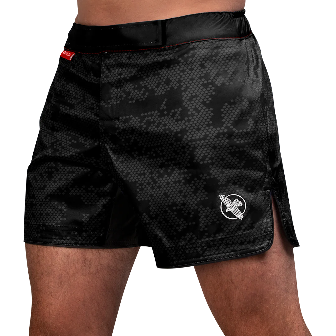 Hayabusa Hex Mid Thigh Shorts - Black