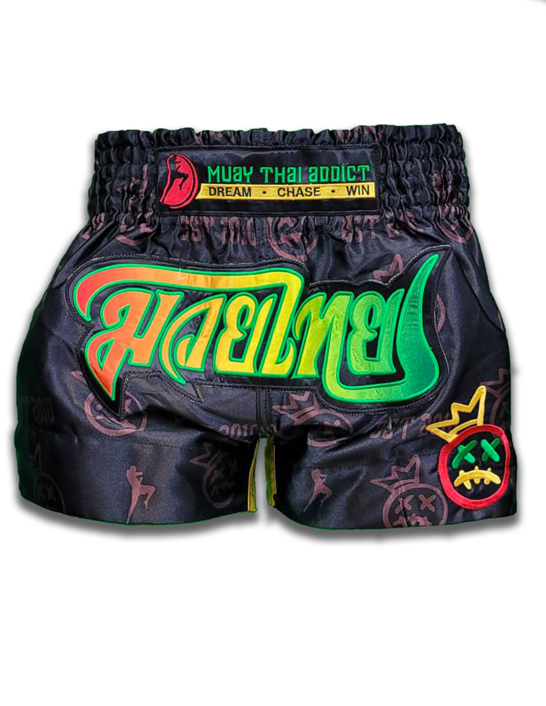Muay Thai Addict Rasta Crown Collector Shorts