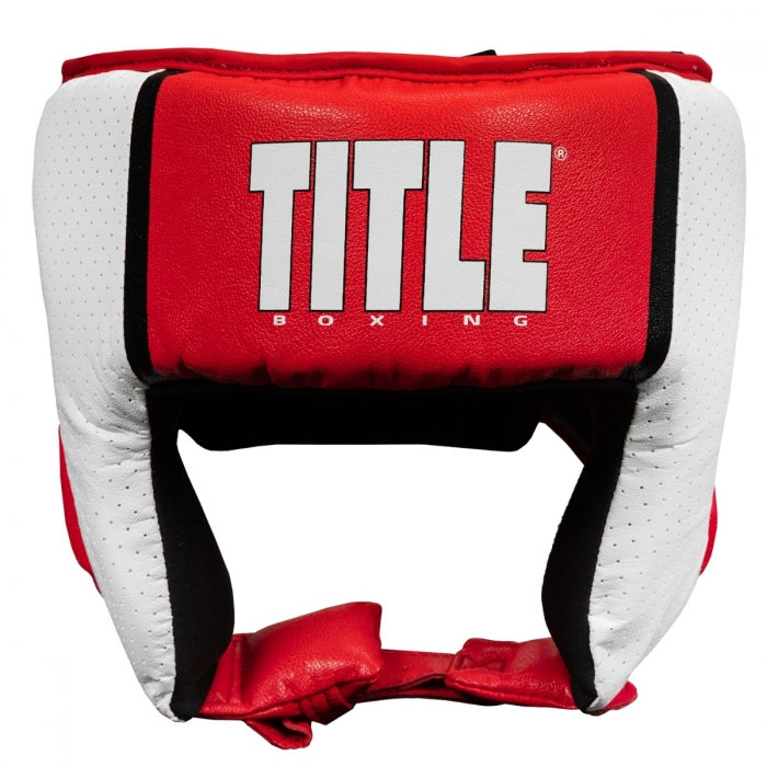 TITLE Aerovent Elite USA Boxing Competition Headgear – Open Face