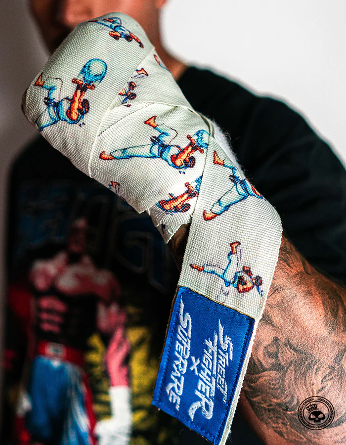 Superare X Street Fighter Hand Wraps - Ryu