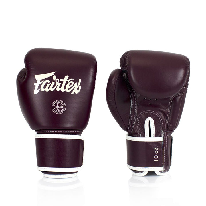 Fairtex BGV16 Real Leather Boxing Glove - Maroon