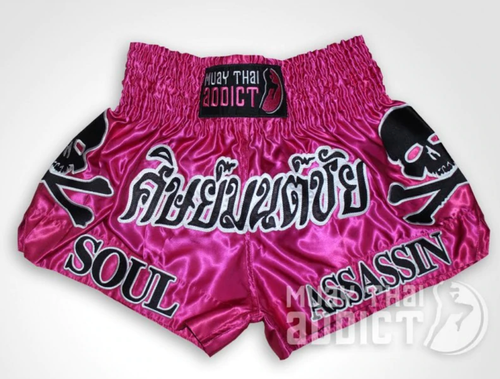 Muay Thai Addict Pink Kevin Ross Muay Thai Shorts