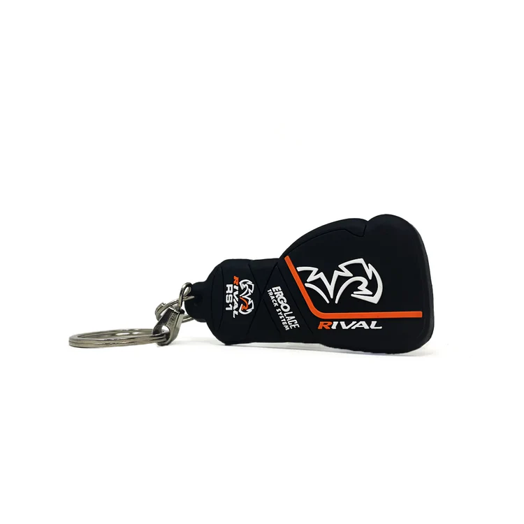 Rival Rubber Keychain